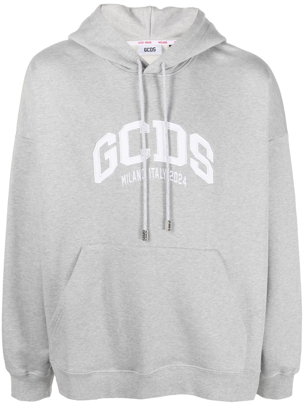 Men's Logo Patch Hoodie by Gcds