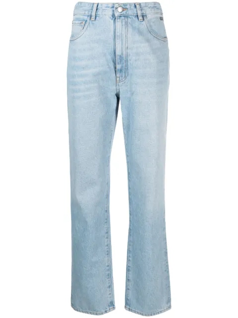 GCDS Choker rhinestone-embellished straight-leg jeans