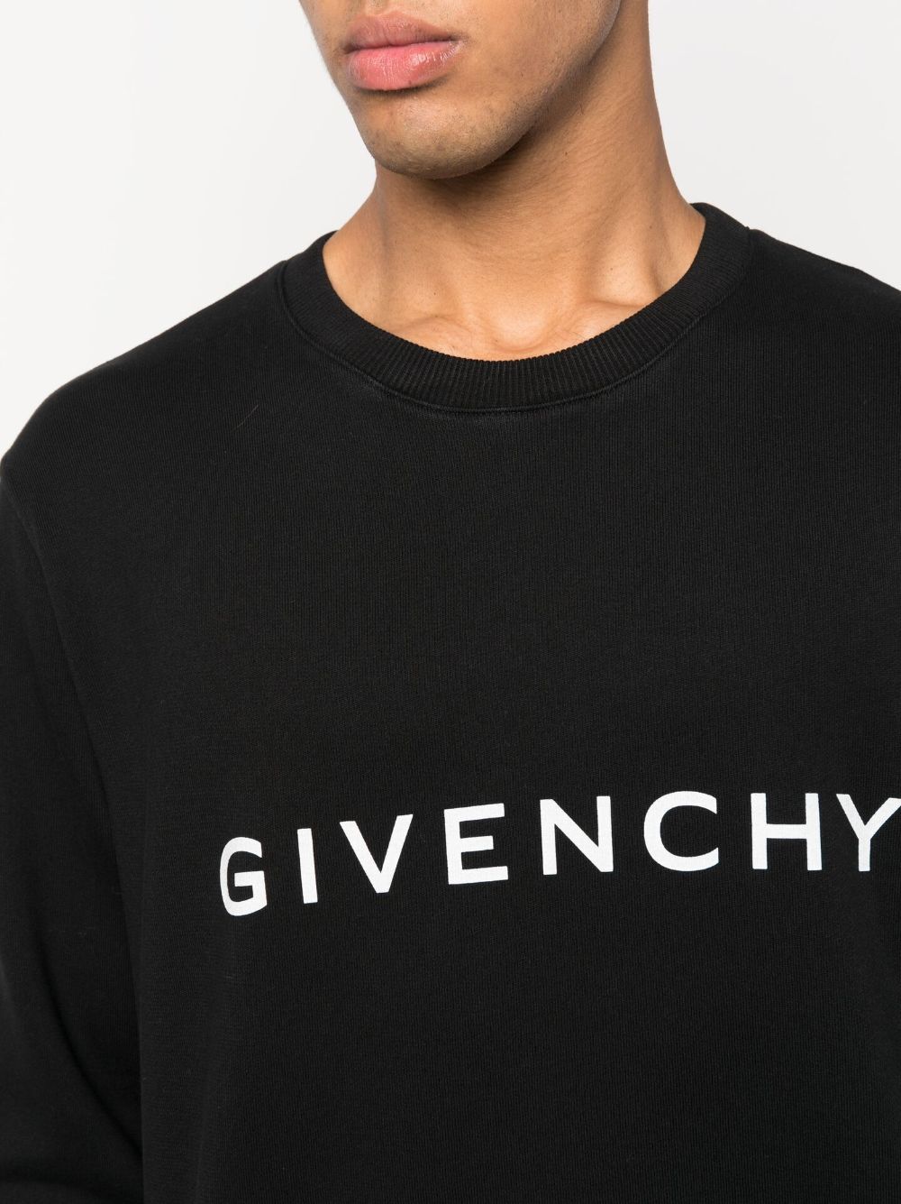 Givenchy Sweater met logoprint Zwart