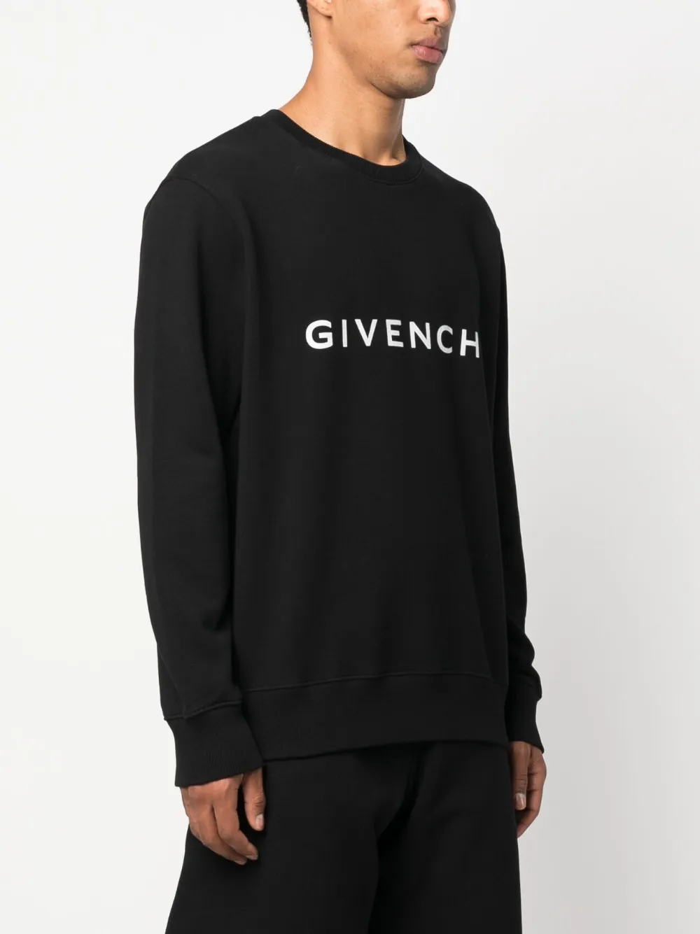 Givenchy Sweater met logoprint Zwart