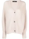 Fabiana Filippi ribbed wool-blend cardigan - Neutrals