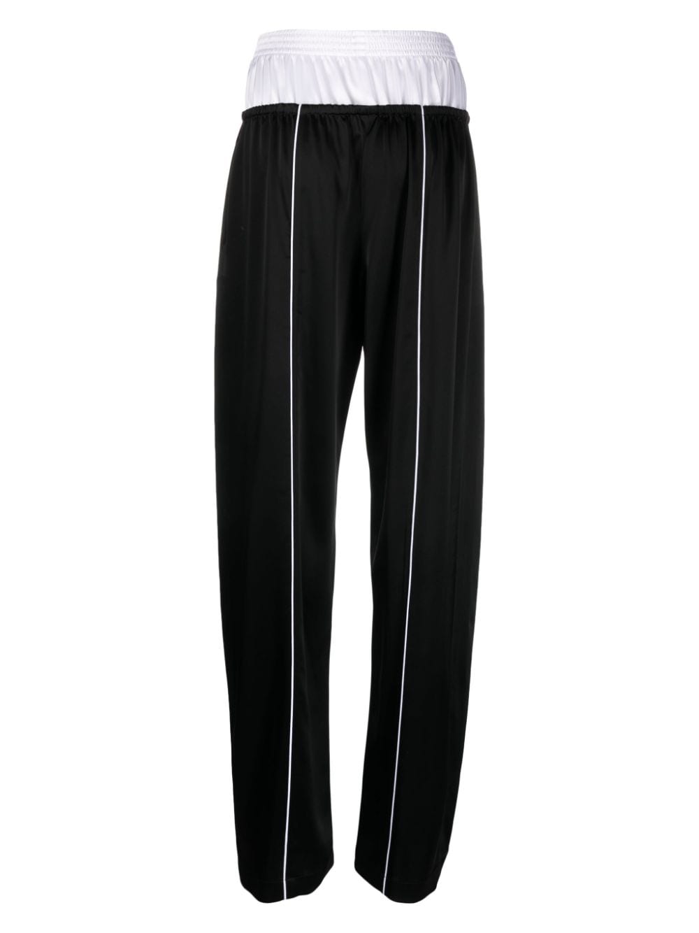 Ssheena logo-patch layered track pants - Zwart