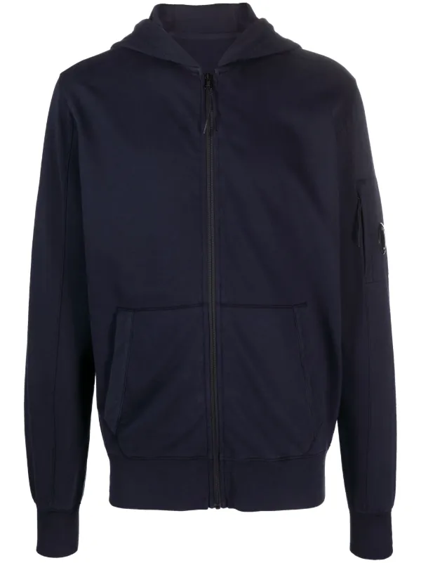 C.P. Company Lens patch zip fastening Hoodie Farfetch