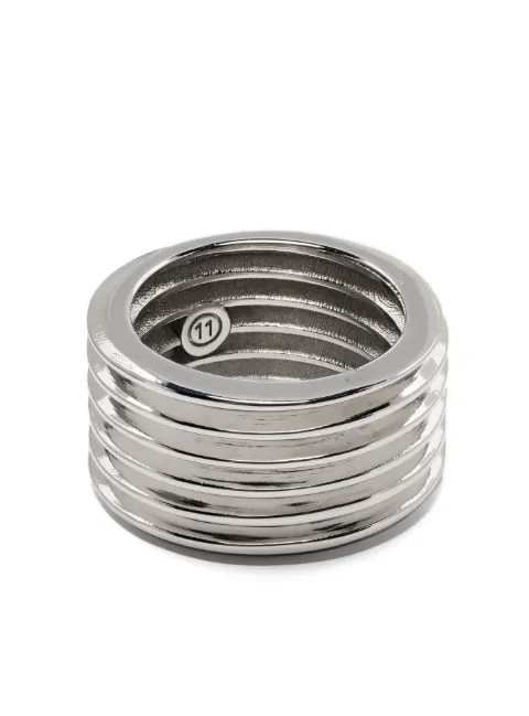 Maison Margiela ribbed chunky ring