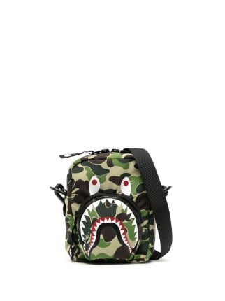 A BATHING APE® Shark camouflage-print Shoulder Bag - Farfetch