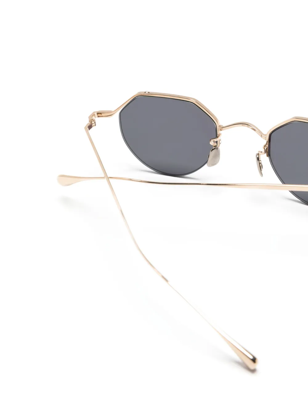 Eyevan7285 Zonnebril met geometrisch montuur Goud