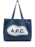 A.P.C. Diane denim tote bag - Blue