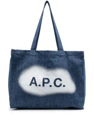 A.P.C. Diane Denim Tote Bag | Blue | FARFETCH