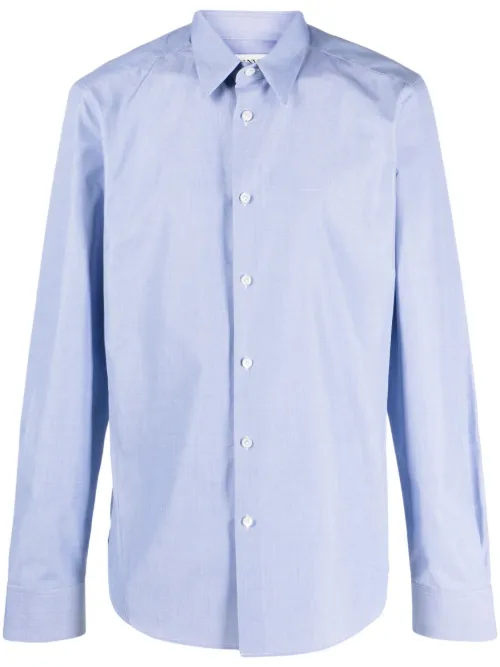 Chemise en coton à manches longues - Lanvin - Modalova