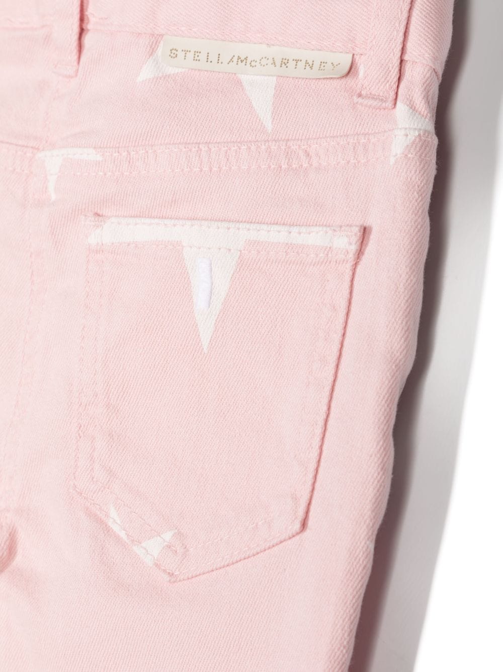 Stella McCartney Kids Jeans met sterprint Roze