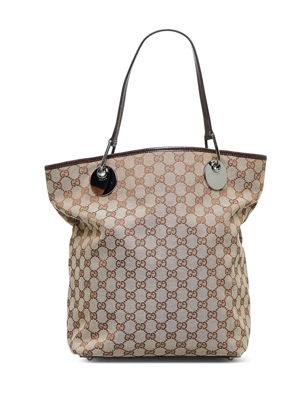 GUCCI Women's Eclipse Tote Canvas in Brown