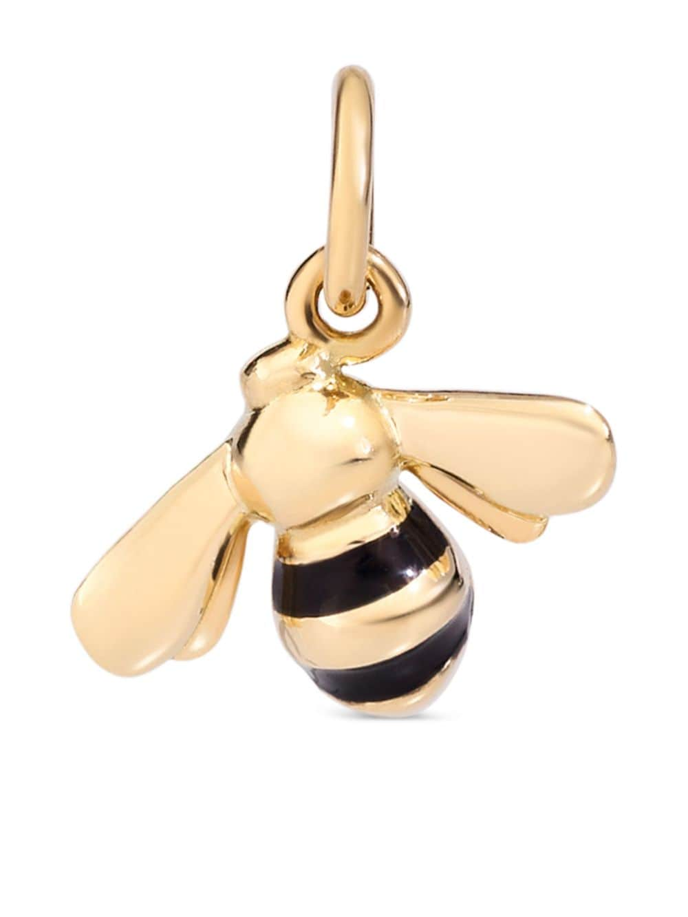 Dodo 18kt Yellow Gold Enamel Bee Charm