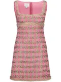 Giambattista Valli lurex tweed minidress - Pink