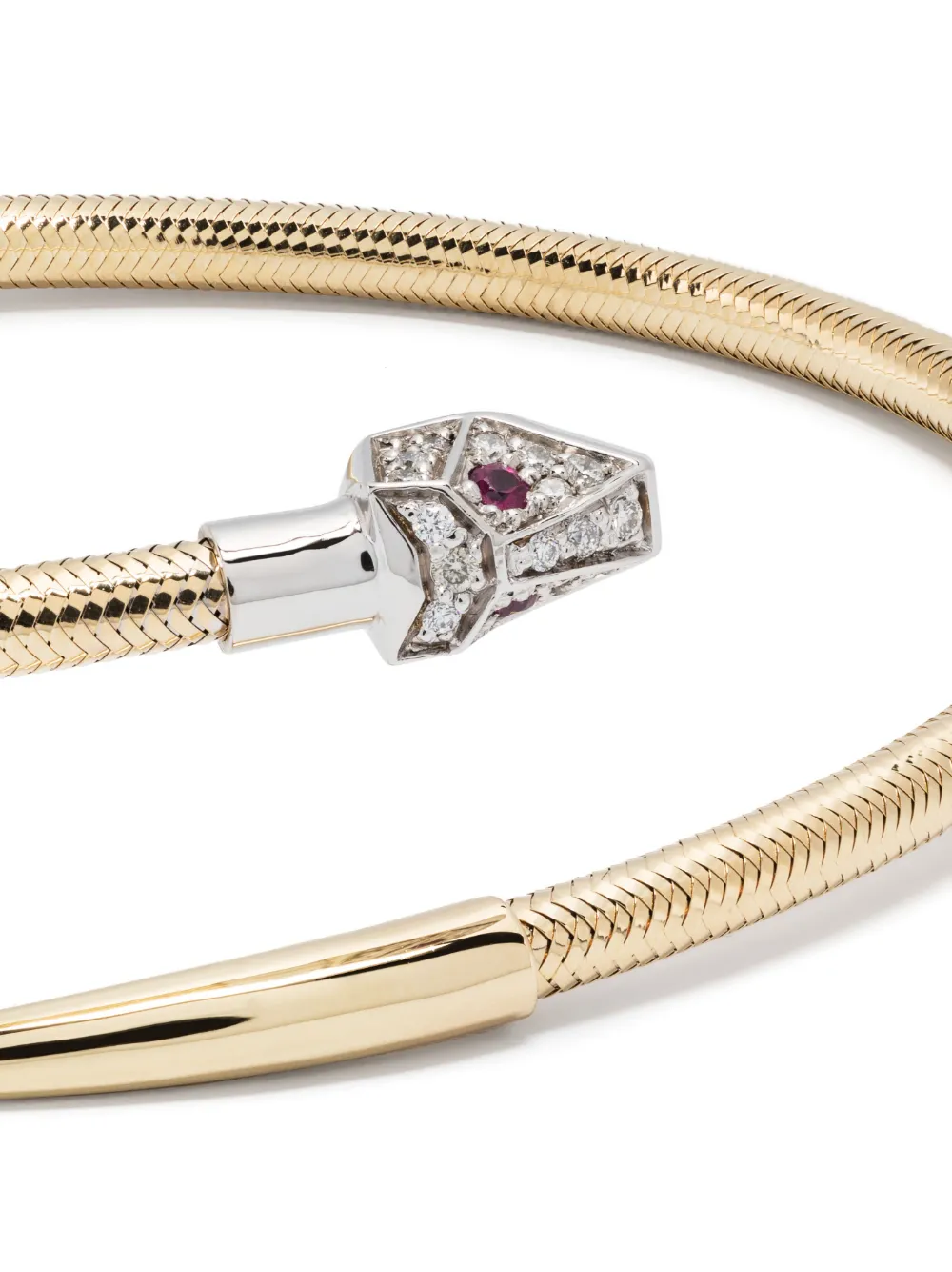  Ponte Vecchio 18kt Yellow Gold Nobile Diamond And Ruby Bracelet 
