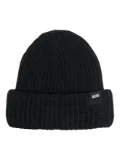GCDS Giuly logo-patch beanie - Black