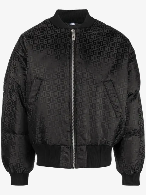 GCDS chamarra bomber con monograma