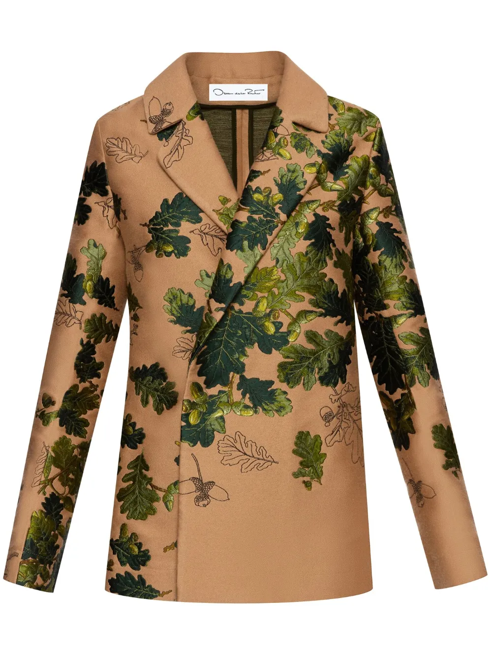Oscar De La Renta Acorn Jacquard double breasted Blazer Farfetch