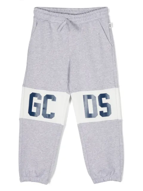 Gcds Kids logo-print cotton track pants