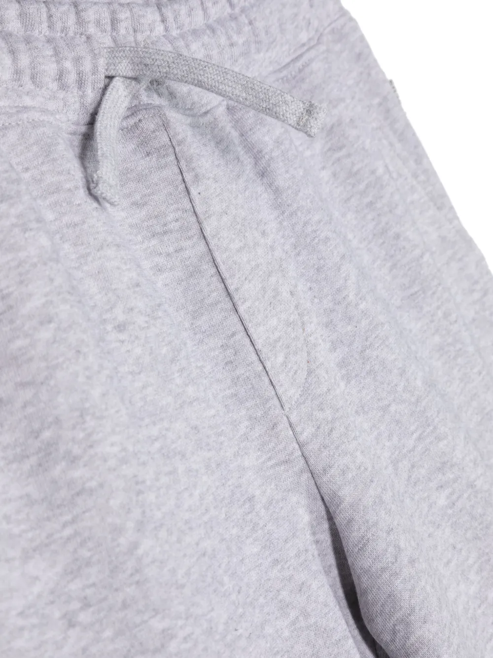 Gcds Logo-print Cotton Track Pants In Grey