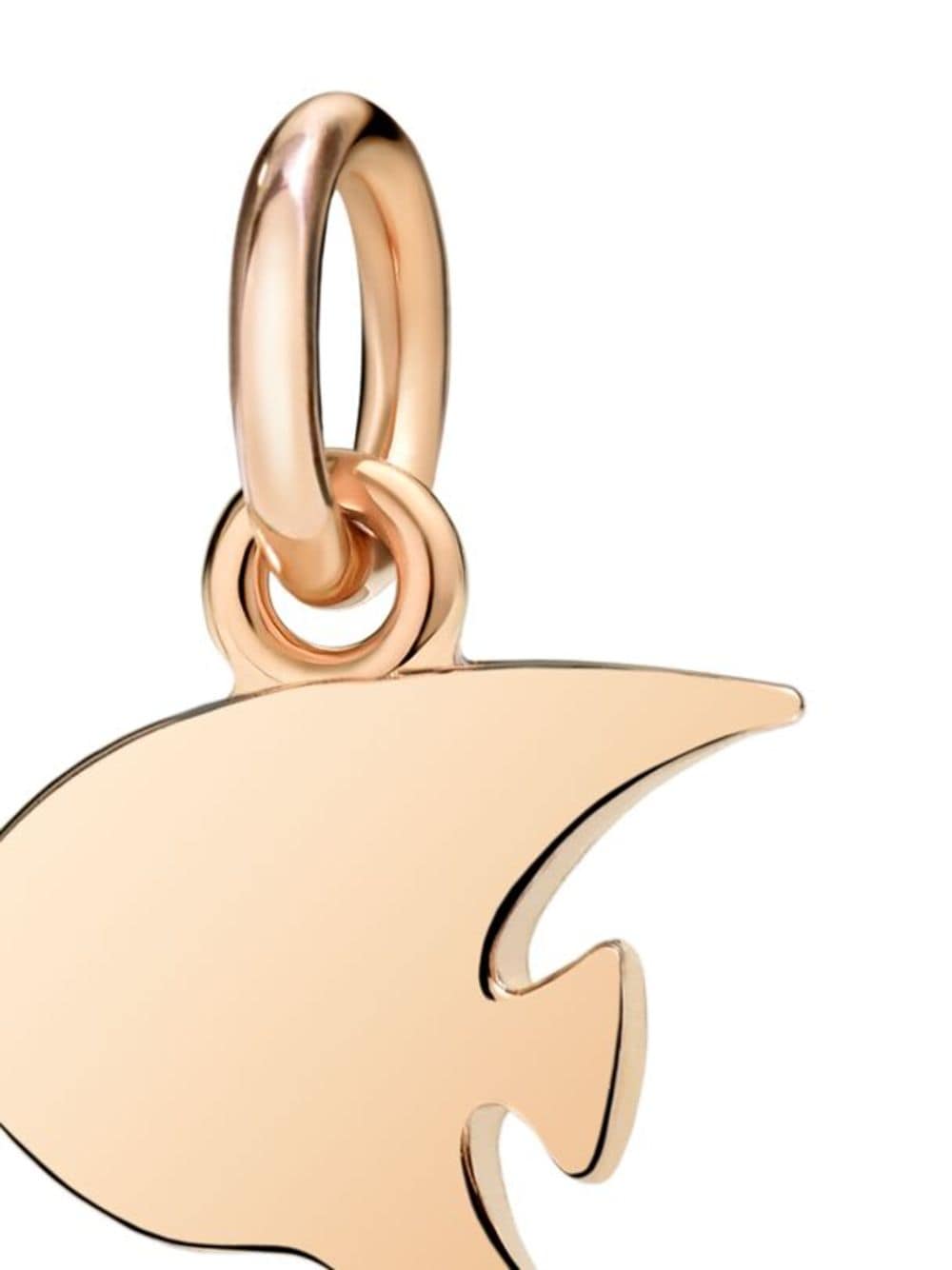 Shop Dodo 9kt Rose Gold Angelfish Charm In Pink