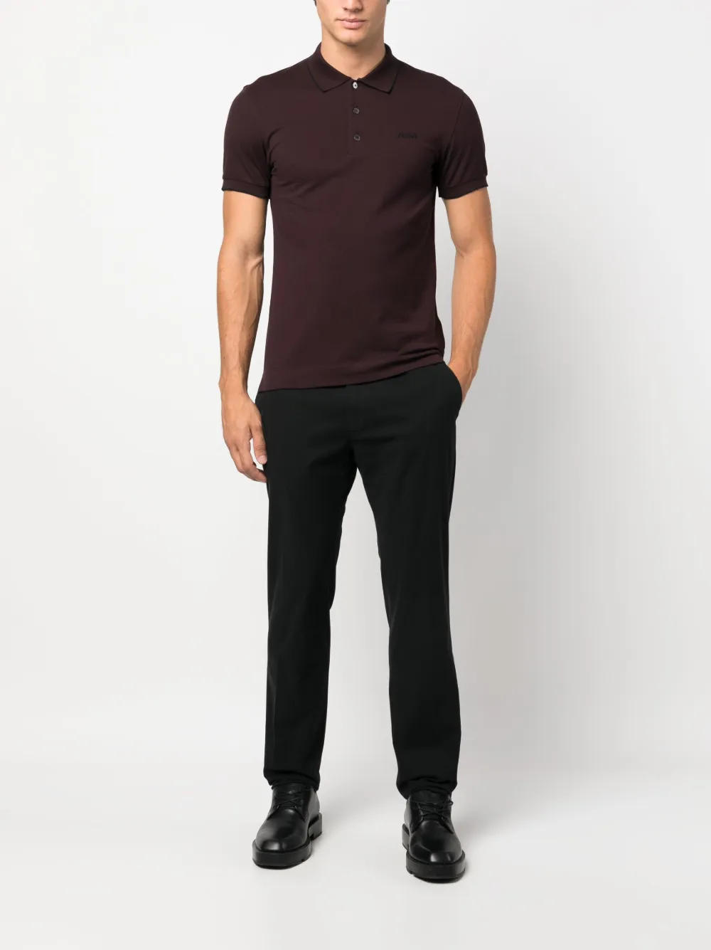 Zegna Slim-fit pantalon - Zwart