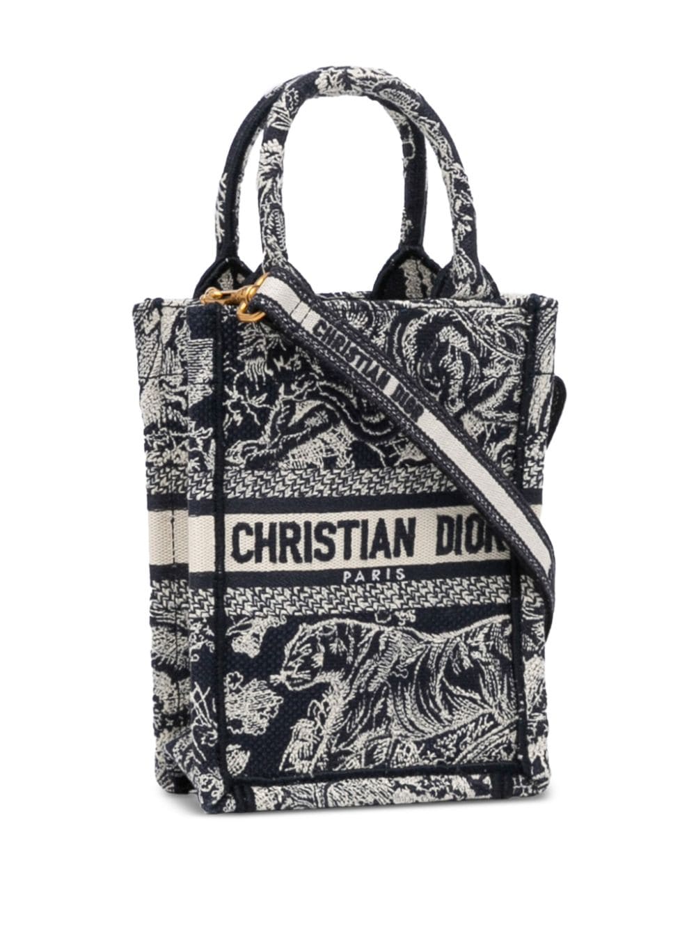 Christian Dior pre-owned mini Book Tote phone bag - Zwart