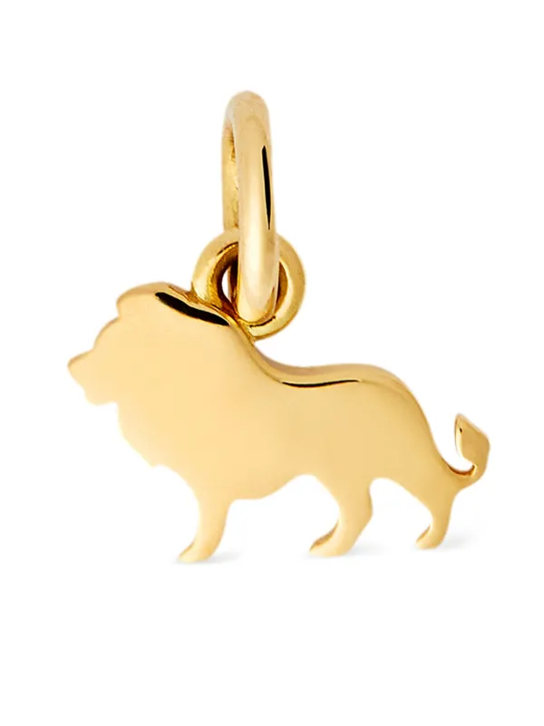 Lion on sale charm gold