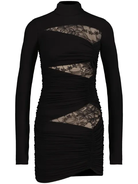 Giambattista Valli lace-panel jersey dress