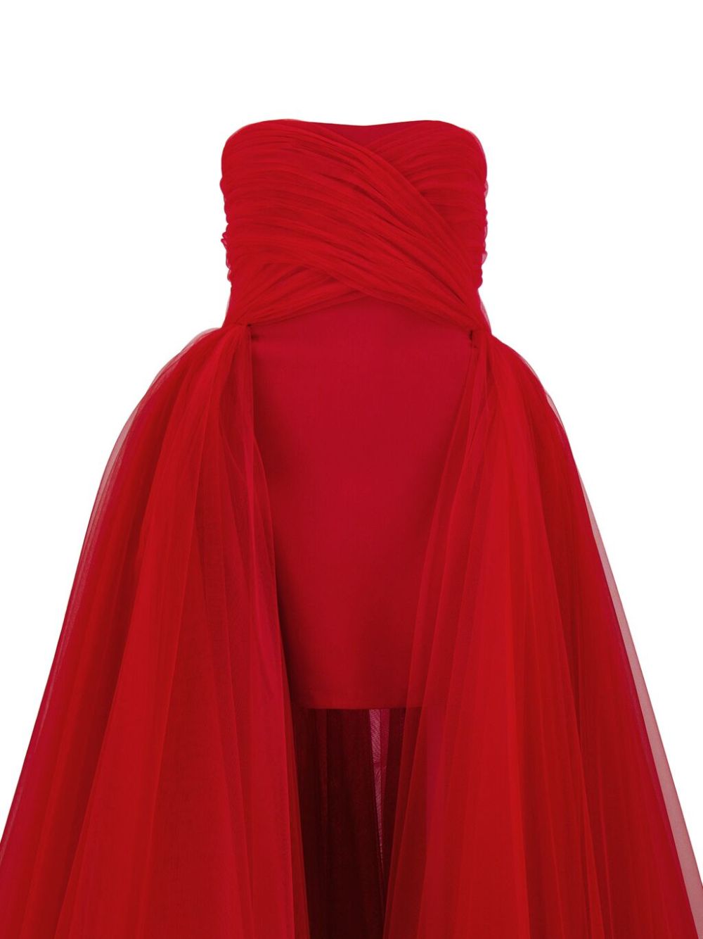 Giambattista Valli Jurk met tule rok - Rood