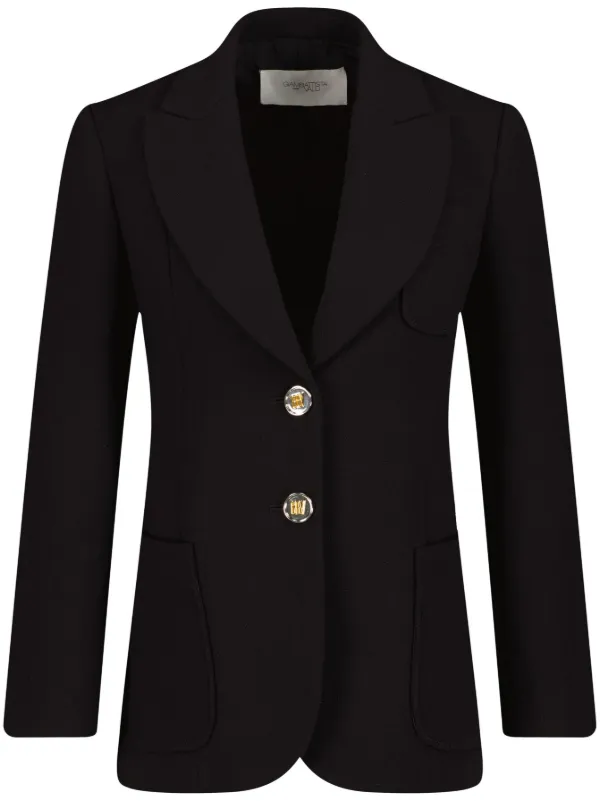 Giambattista Valli ジャケット ブラック系 Giambattista Valli Black Cashmere Short Jacket w