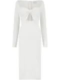 Giambattista Valli cut-out midi dress - White