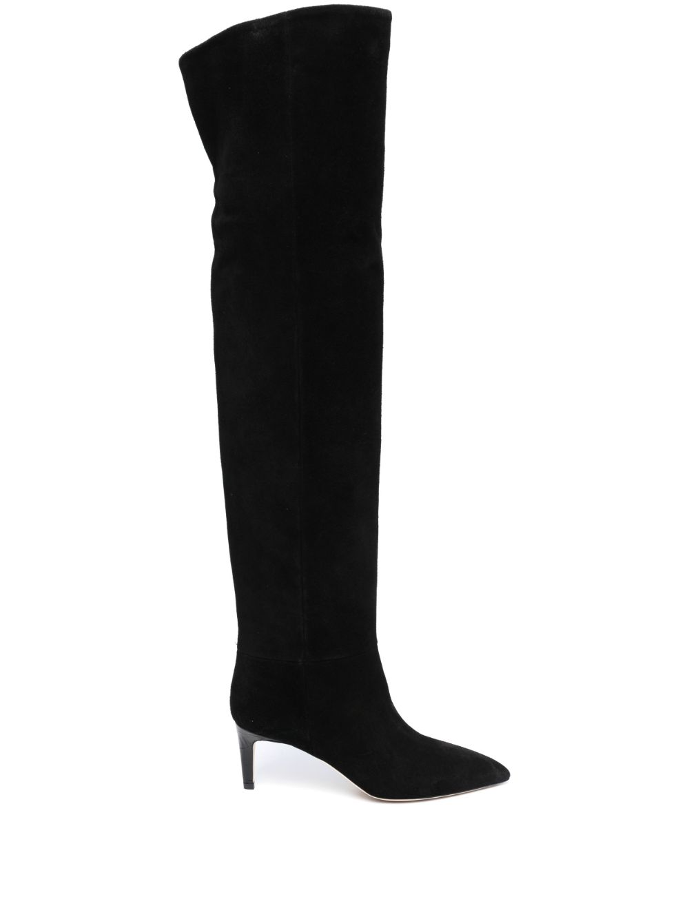 Paris Texas pointed-toe 60mm leather boots - Black