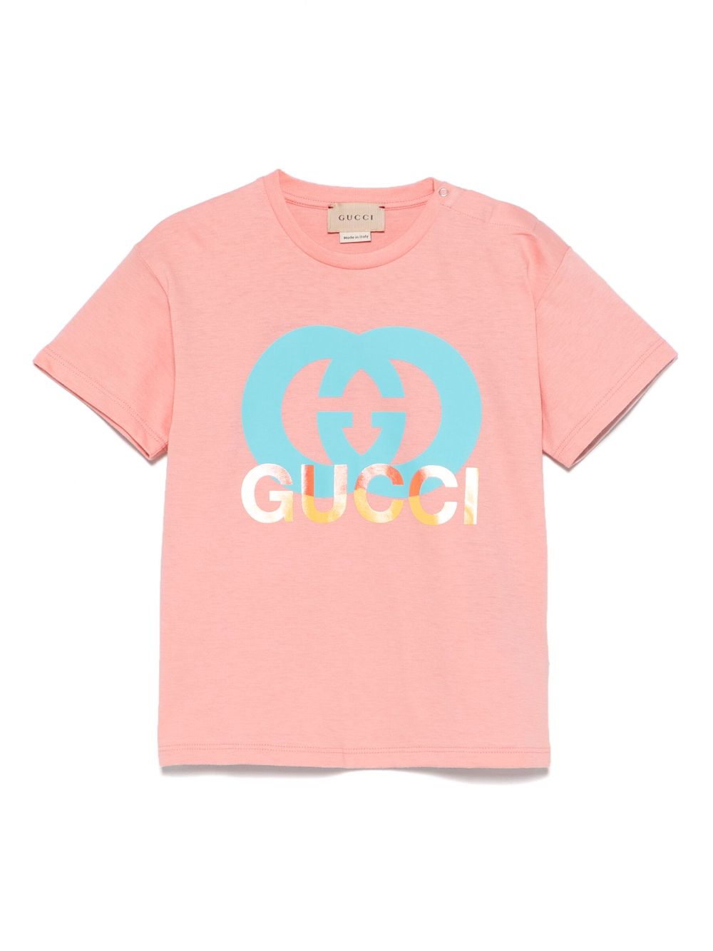 Gucci Kids ロゴ Tシャツ | ピンク | FARFETCH JP