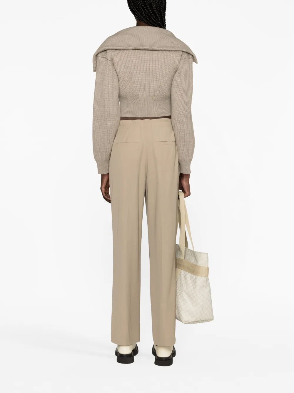 Brunello Cucinelli Broek met ceintuur Beige