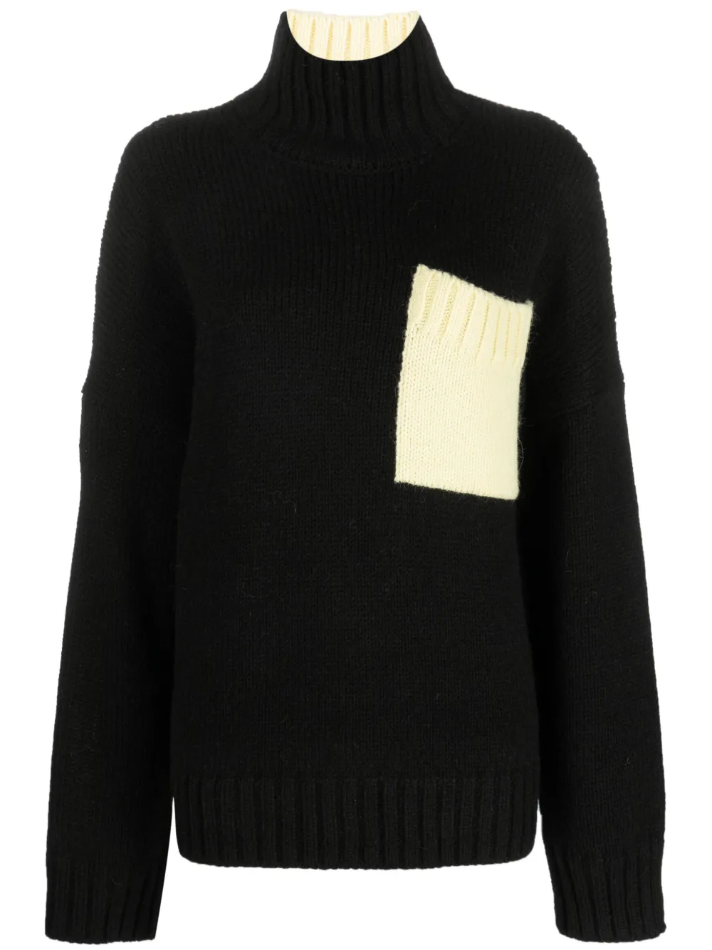 JW Anderson pull à col roulé - Noir Top Merken Winkel