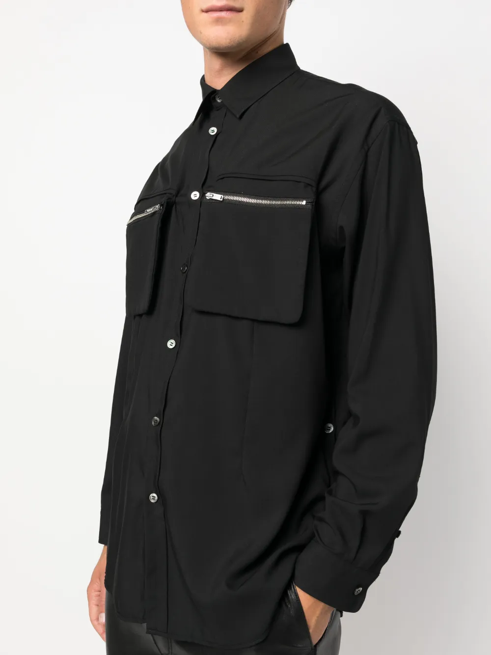 zip pocket shirt