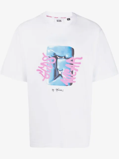 GCDS logo-print cotton T-shirt