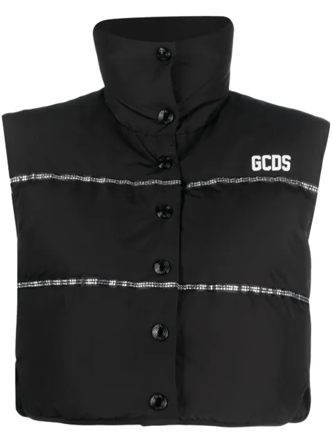GCDS Bling padded vest