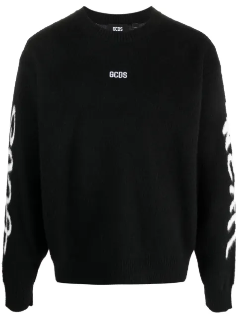 Gcds Gcds Graffiti Brushed Sweater