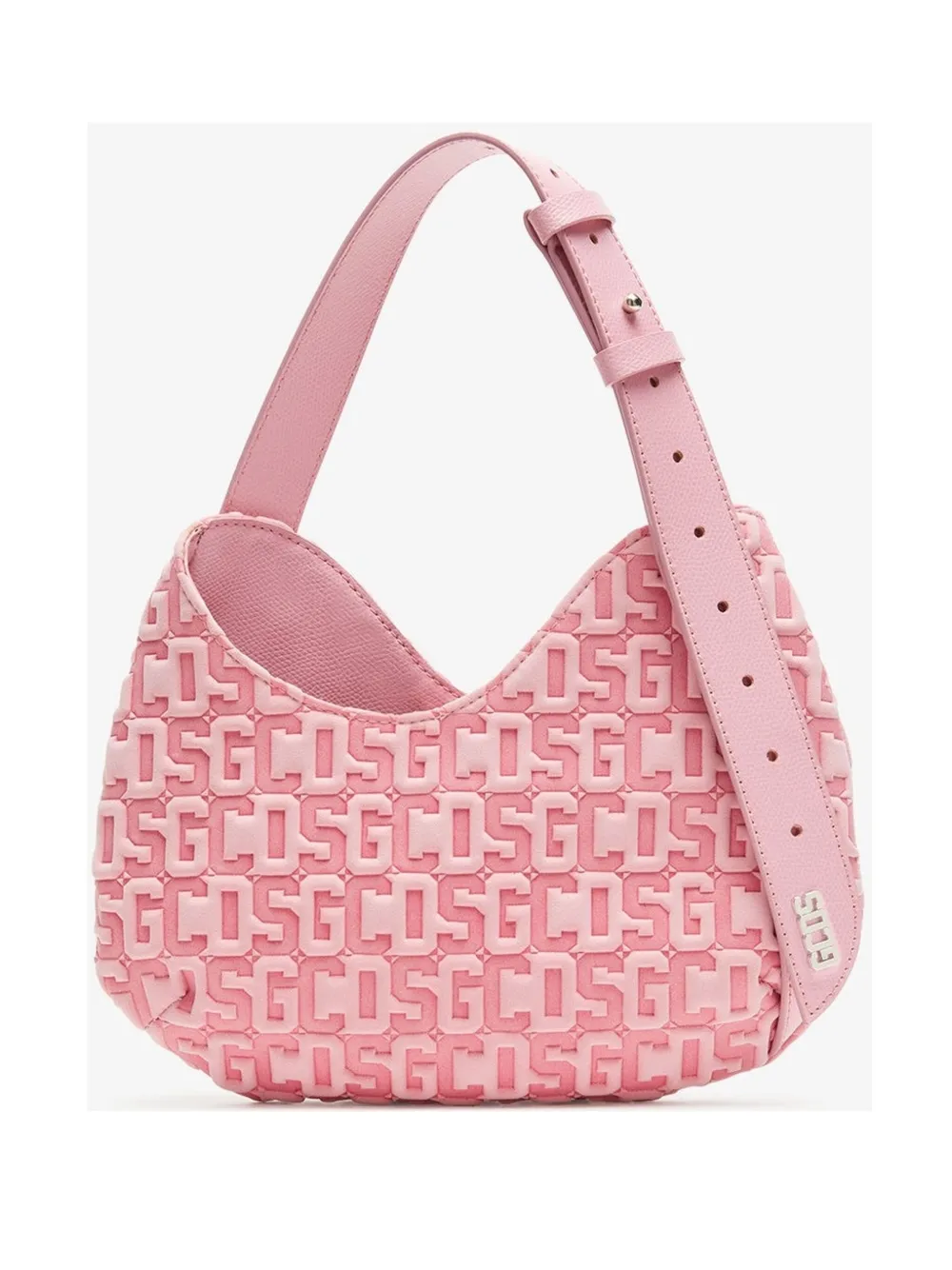 Gcds Small Twist Shoulder Bag In Pink