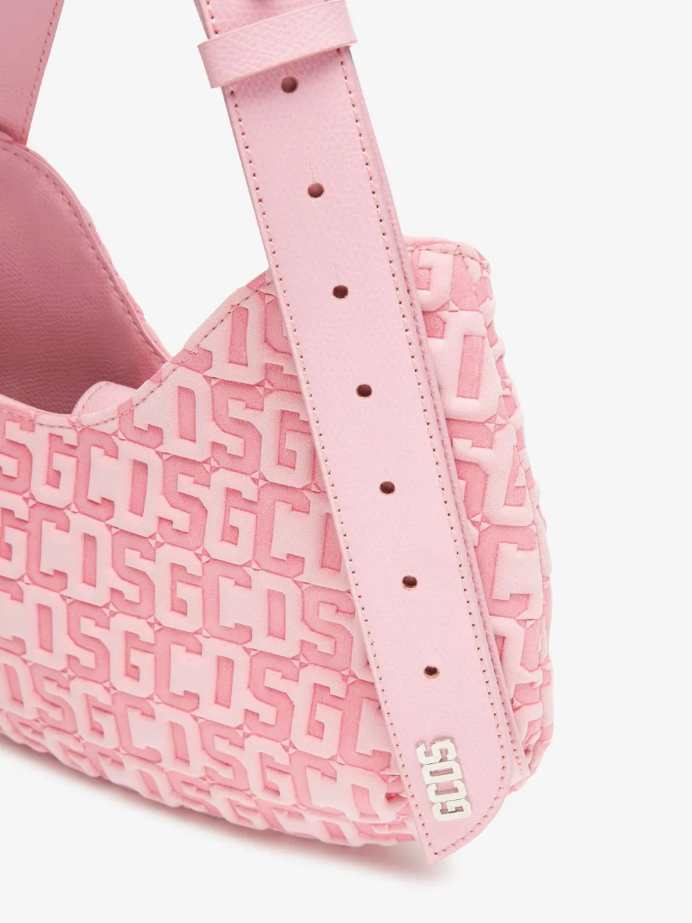 GCDS Twist kleine schoudertas Roze