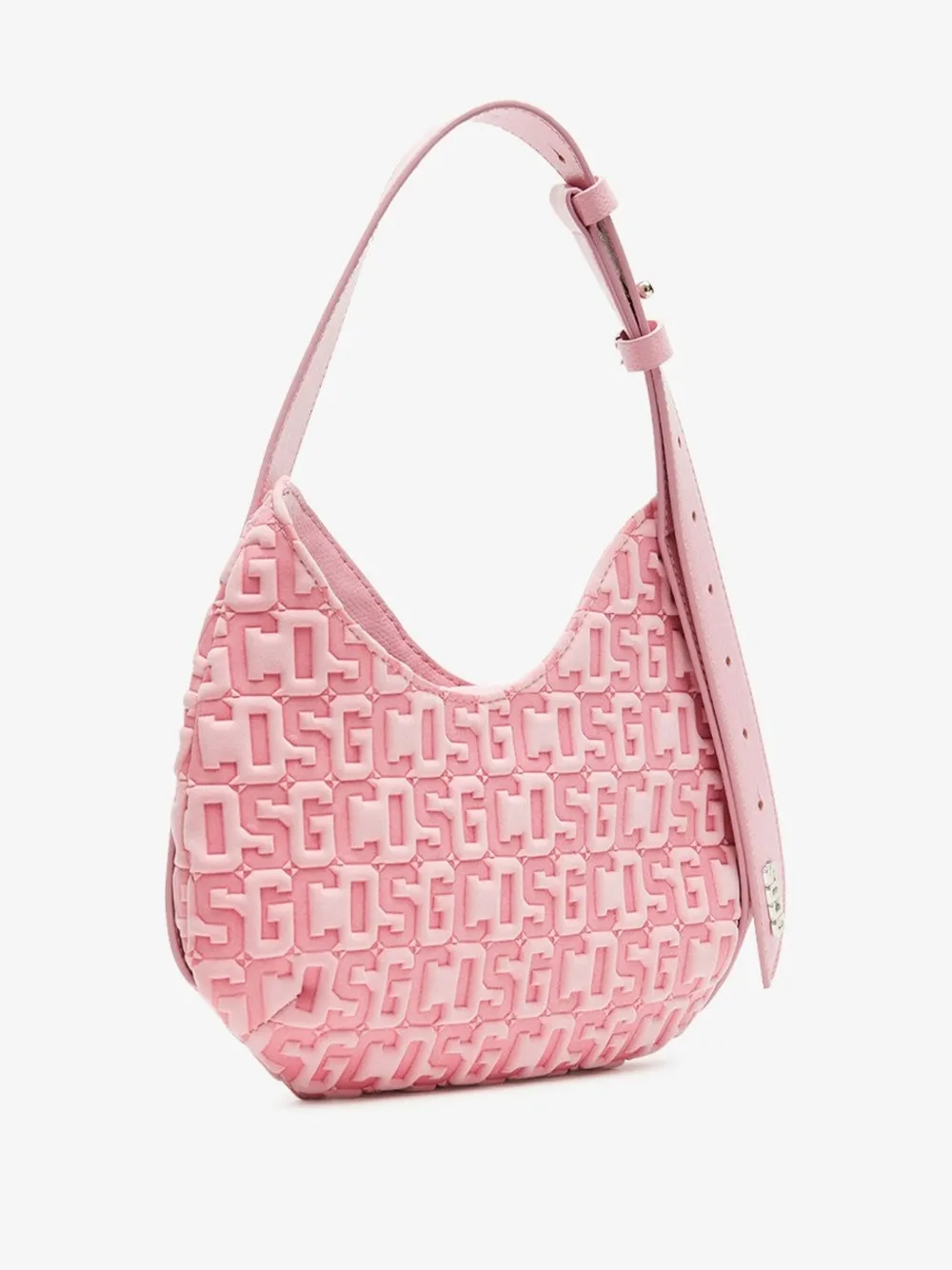 GCDS Twist kleine schoudertas Roze