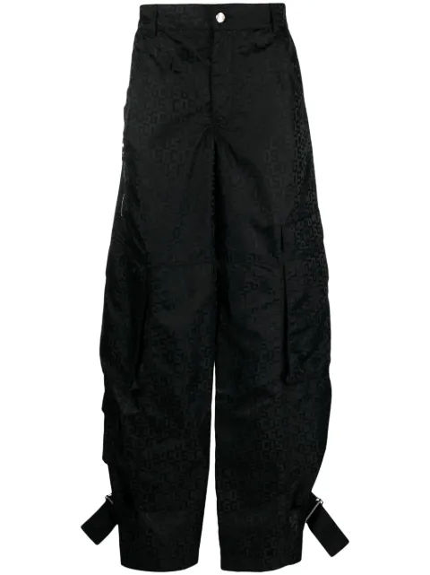 GCDS Monogram Ultracargo wide-leg trousers