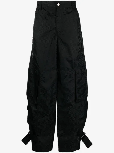 GCDS Monogram Ultracargo wide-leg trousers
