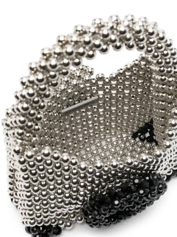 トートバッグ GERMANIER Beaded bag - Germanier - Beads - Silver 20843596_52125040_600.jpg