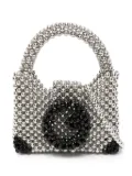 Germanier bead-embellished tote bag - Silver