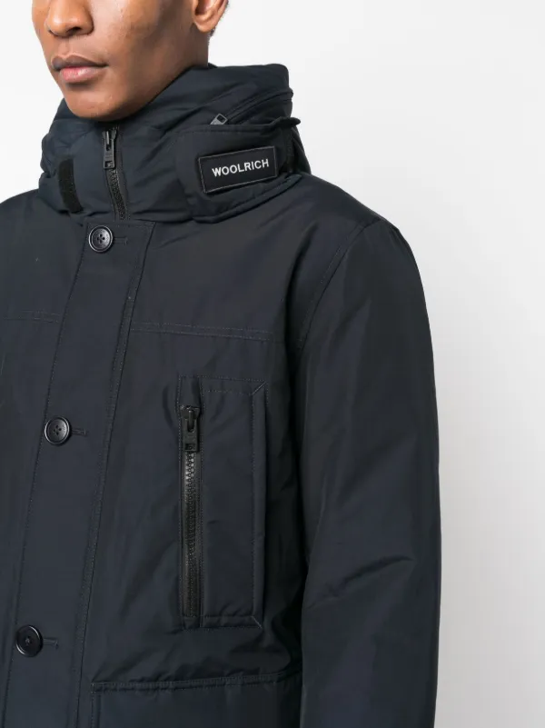Woolrich フーデッドコート | ブルー | FARFETCH JP