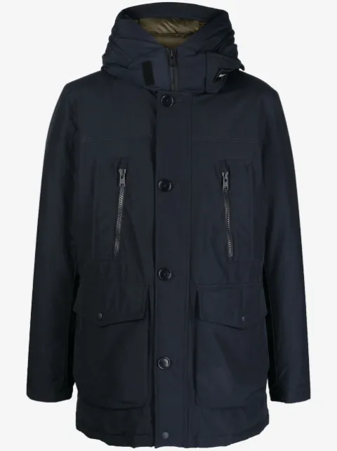 Woolrich hooded zip coat