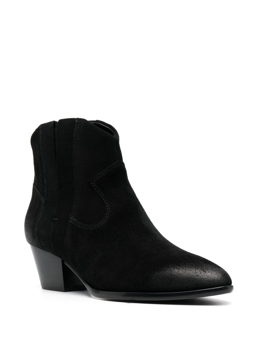 Ash 55mm slip-on leather ankle boots - Zwart