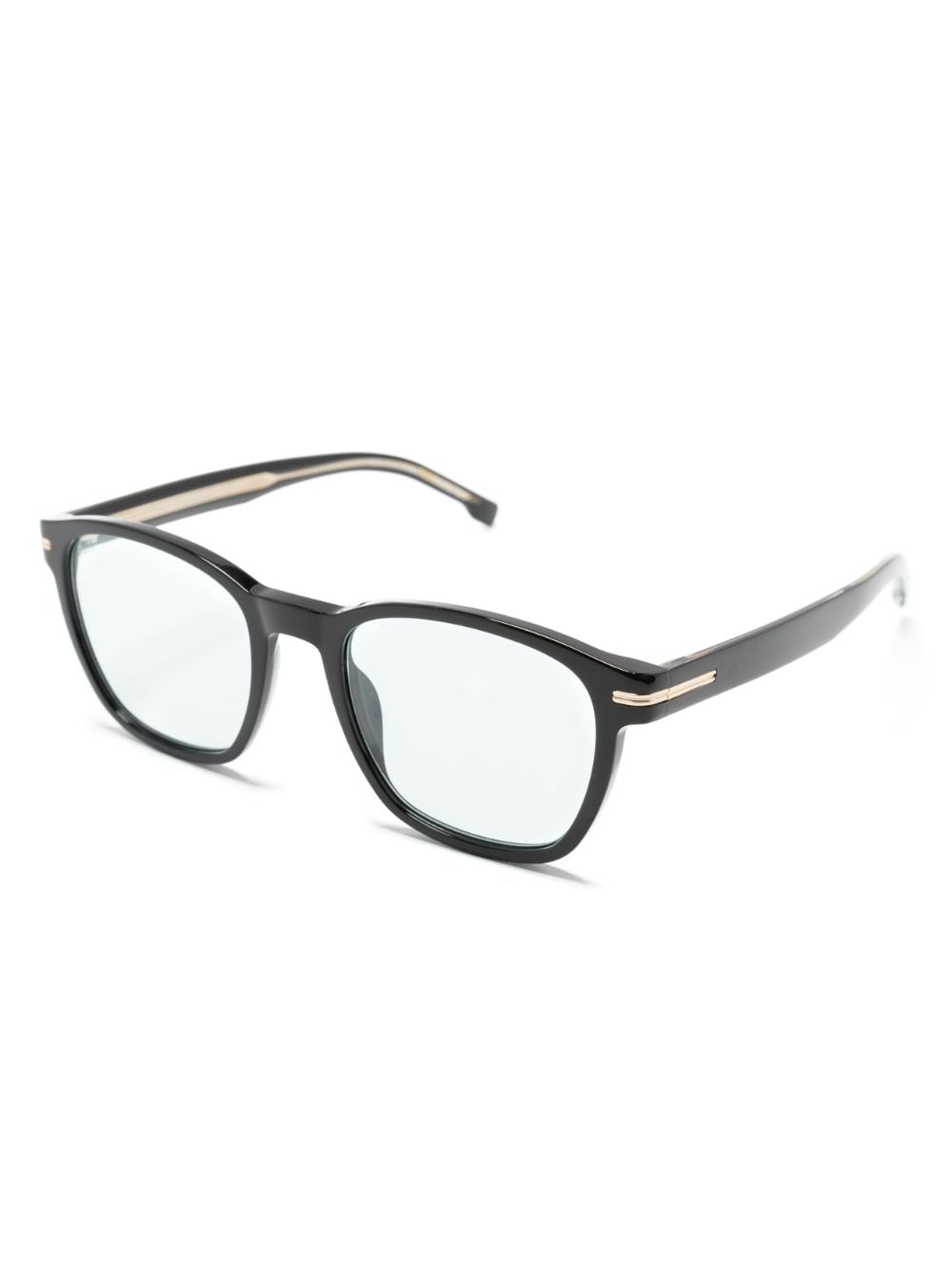 BOSS square-frame sunglasses - Zwart